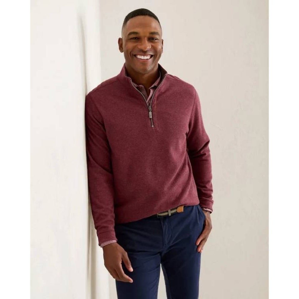 Tommy Bahama Flipview Half Zip Pinot Noir Size XXL New With Tags
